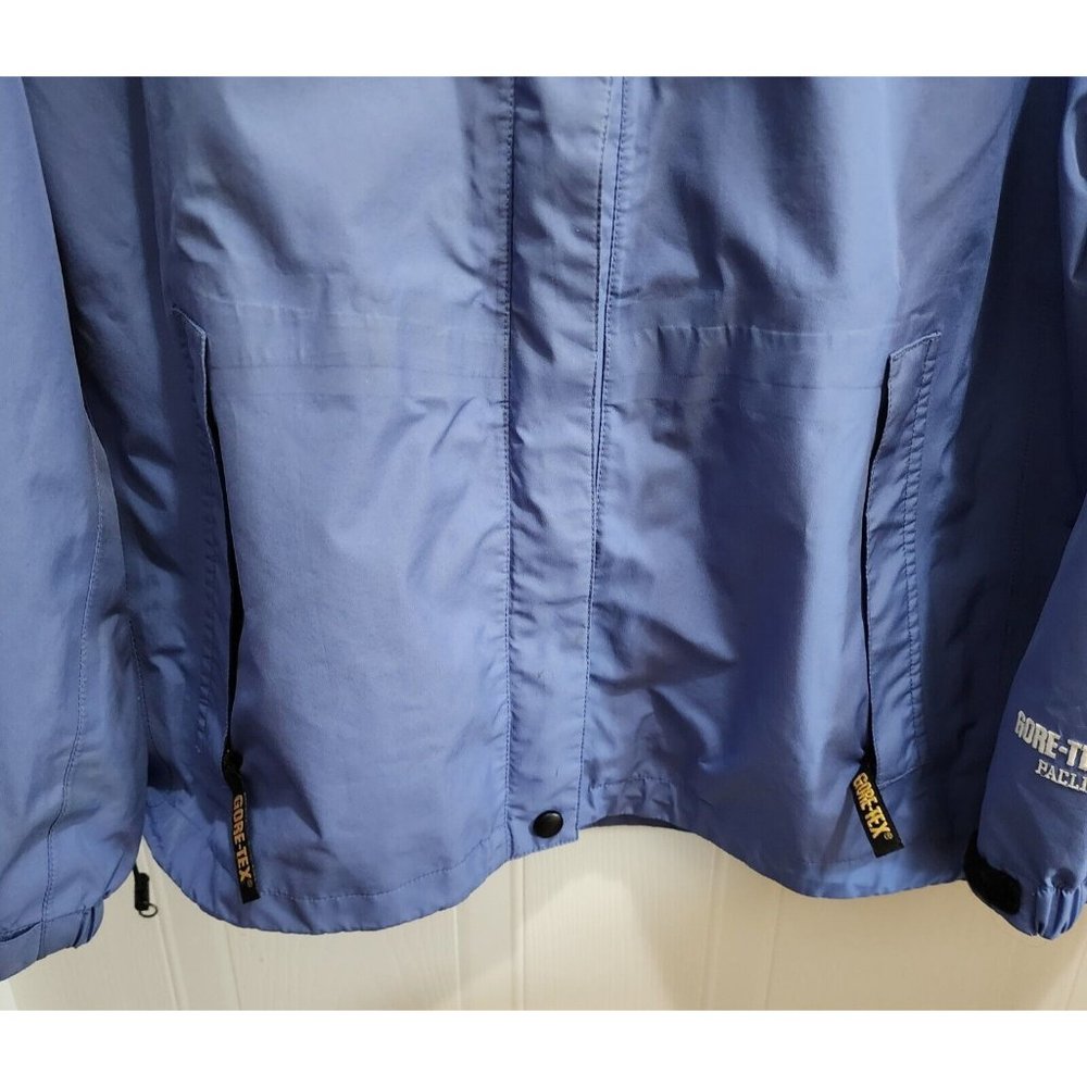 Bass Pro Shop Gore Tex Paclite‎ Blue Windbreaker Hooded Jacket Mens Size Large - Picture 9 of 14